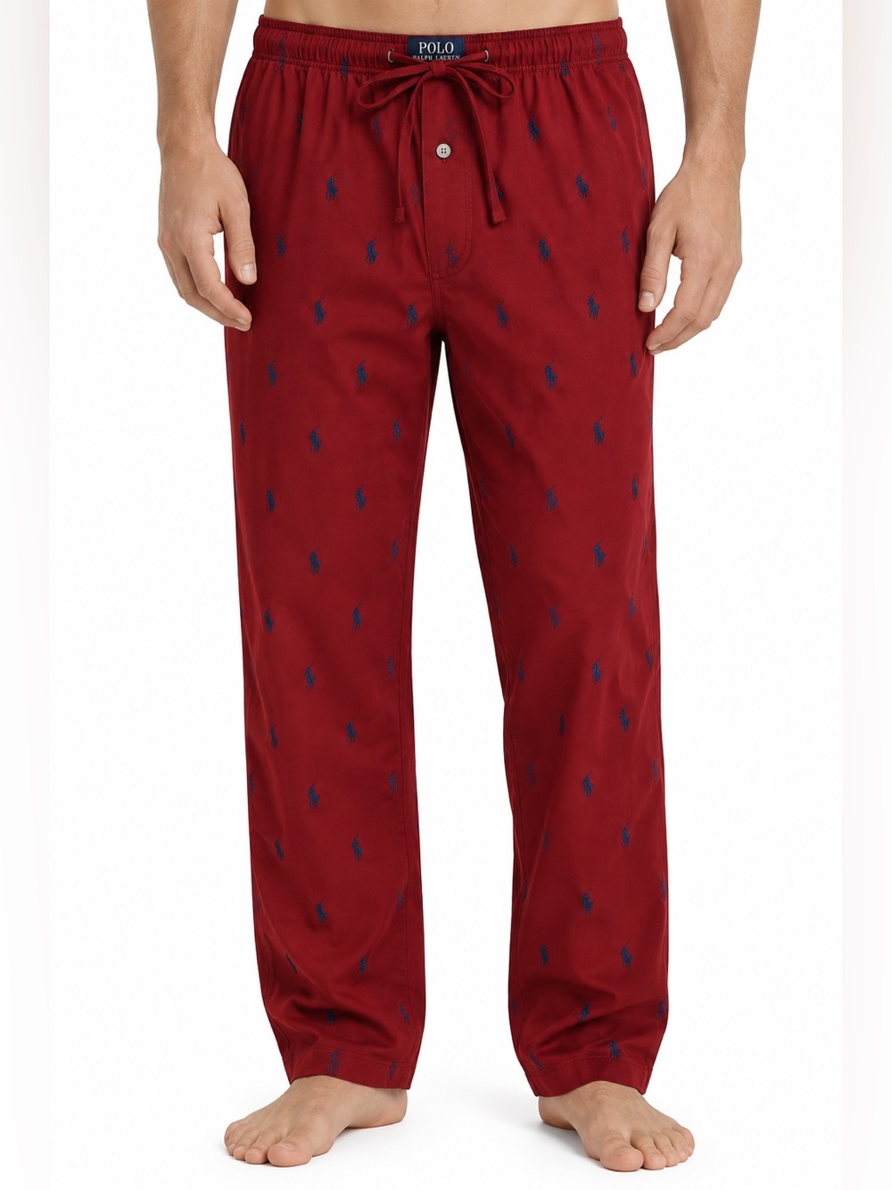 Polo Ralph Lauren Red Flannel Polo Pony Pajama Pants Medium
